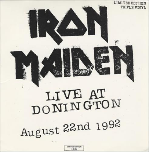 Iron Maiden Live At Donington 2 CD album set (Double CD) US IRO2CLI345140