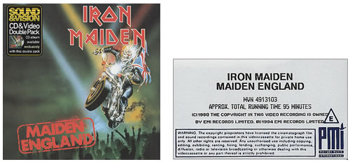 Iron Maiden Maiden England - CD & Video Box box set UK IROBXMA98369