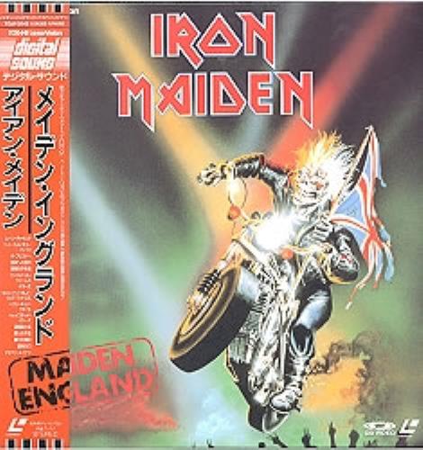 Iron Maiden Maiden England laserdisc / lazerdisc Japanese IROLZMA171811