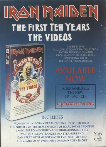 Iron Maiden Metal Attack - Metal Hammer Special No.5/90 + Metal Hammer Souvenir Issue magazine UK IROMAME869856