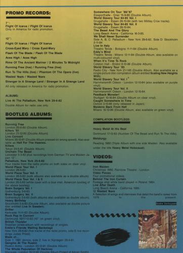 Iron Maiden Metal Attack - Metal Hammer Special No.5/90 + Metal Hammer Souvenir Issue magazine UK IROMAME869856