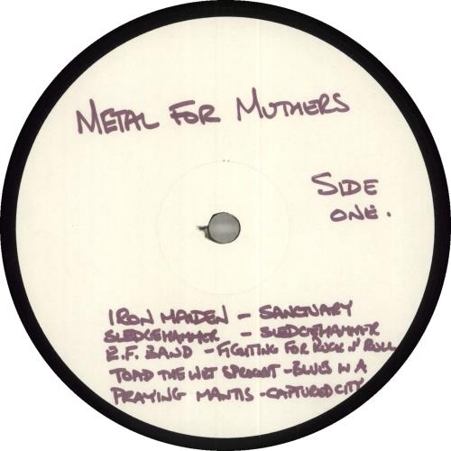 Iron Maiden Metal For Muthas - white label TP vinyl LP album (LP record) UK IROLPME206032