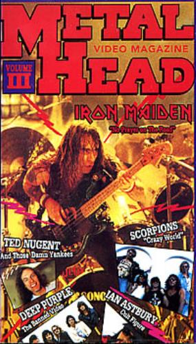 Iron Maiden Metalhead Volume III video (VHS or PAL or NTSC) UK IROVIME300815