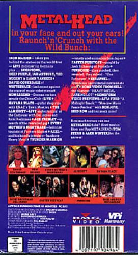 Iron Maiden Metalhead Volume III video (VHS or PAL or NTSC) UK IROVIME300815