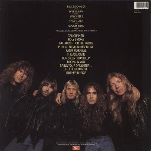 Iron Maiden No Prayer For The Dying - 1st vinyl LP album (LP record) UK IROLPNO595904