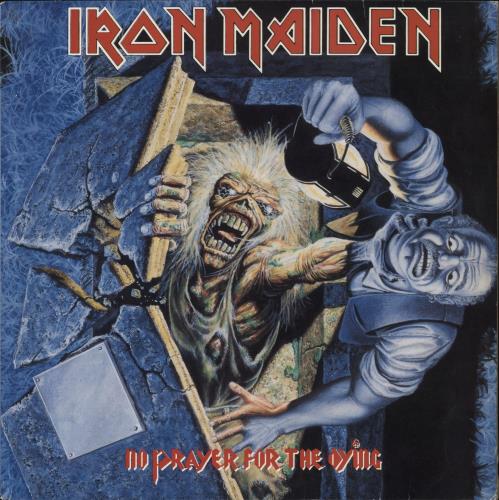 Iron Maiden No Prayer For The Dying vinyl LP album (LP record) German IROLPNO323788