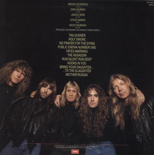 Iron Maiden No Prayer For The Dying vinyl LP album (LP record) German IROLPNO323788