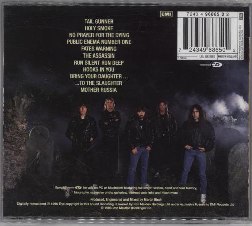 Iron Maiden No Prayer For The Dying CD album (CDLP) UK IROCDNO765717