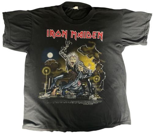Iron Maiden No Prayer On The Road - Vintage Original t-shirt UK IROTSNO876816
