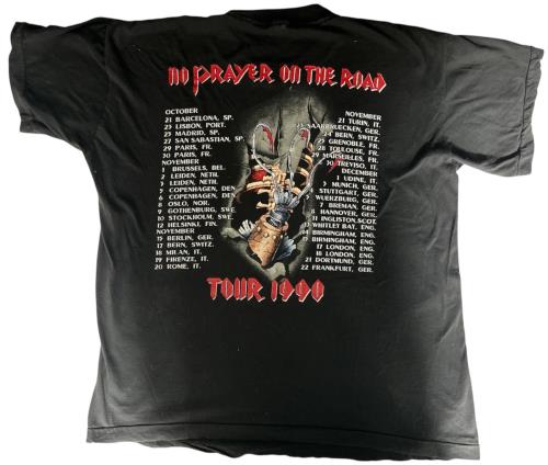 Iron Maiden No Prayer On The Road - Vintage Original t-shirt UK IROTSNO876816