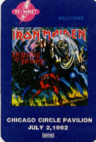 Iron Maiden Number Of The Beast memorabilia US IROMMNU220578