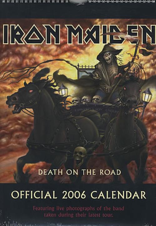 Iron Maiden Official Calendar 2006 calendar UK IROCAOF340749