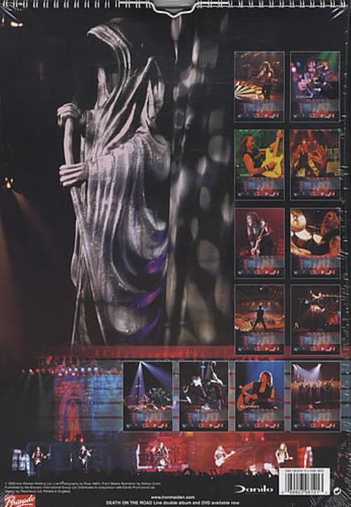 Iron Maiden Official Calendar 2006 calendar UK IROCAOF340749