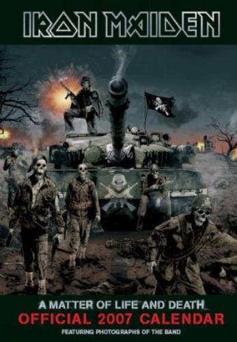 Iron Maiden Official Calendar 2007 calendar UK IROCAOF353533