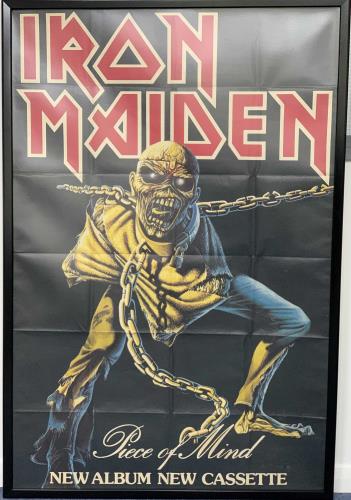 Iron Maiden Piece Of Mind - Folded poster UK IROPOPI744922