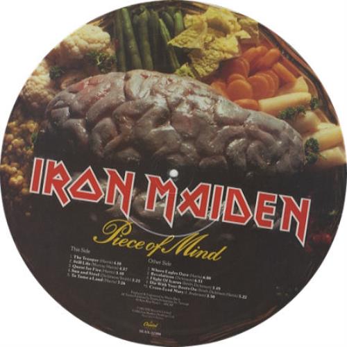 Iron Maiden Piece Of Mind - Sealed & Stickered picture disc LP (vinyl picture disc album) US IROPDPI436570