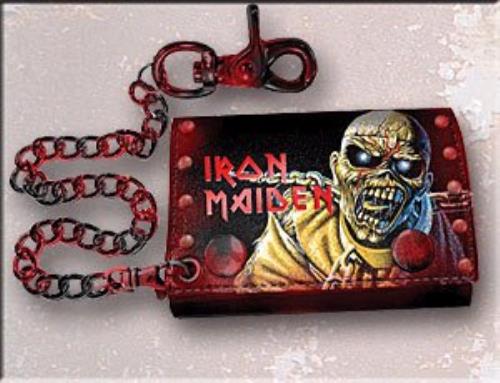 Iron Maiden Piece Of Mind Leather Wallet memorabilia UK IROMMPI383758