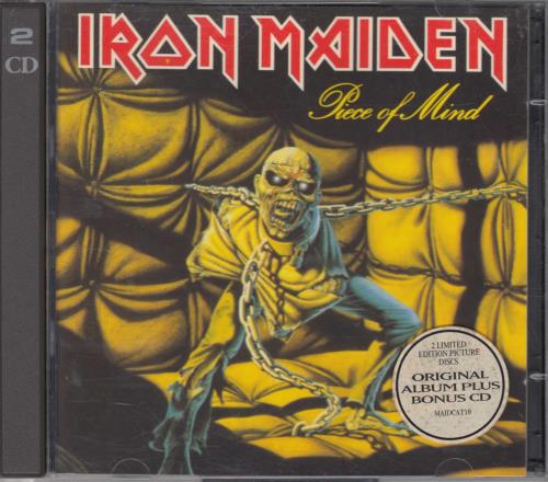 Iron Maiden Piece Of Mind 2 CD album set (Double CD) UK IRO2CPI208281