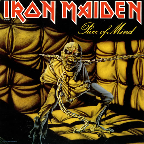 Iron Maiden Piece Of Mind vinyl LP album (LP record) Canadian IROLPPI485760