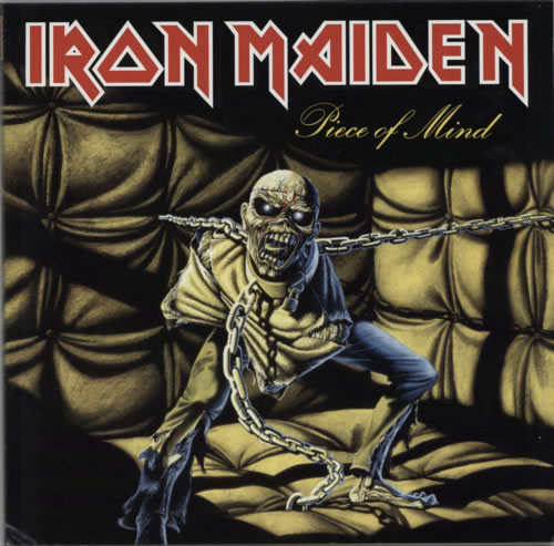 Iron Maiden Piece Of Mind picture disc LP (vinyl picture disc album) US IROPDPI601929