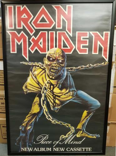 Iron Maiden Piece Of Mind poster UK IROPOPI707680