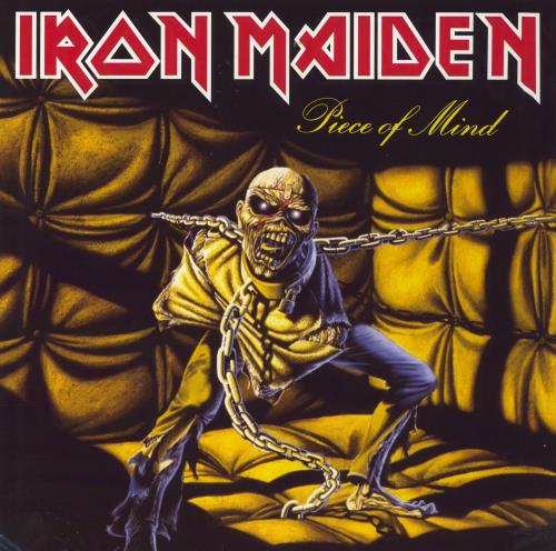 Iron Maiden Piece Of Mind picture disc LP (vinyl picture disc album) UK IROPDPI807226