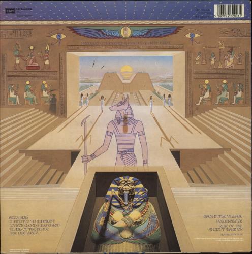 Iron Maiden Powerslave - 2nd vinyl LP album (LP record) UK IROLPPO50634