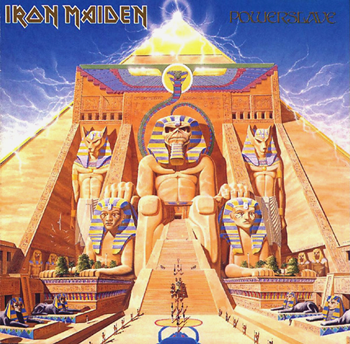 Iron Maiden Powerslave - Fame Issue vinyl LP album (LP record) UK IROLPPO562111