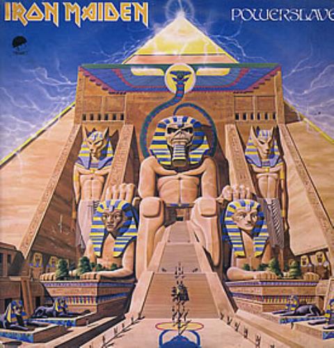 Iron Maiden Powerslave vinyl LP album (LP record) Colombian IROLPPO263782