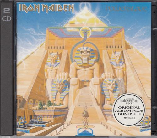 Iron Maiden Powerslave 2 CD album set (Double CD) UK IRO2CPO268309