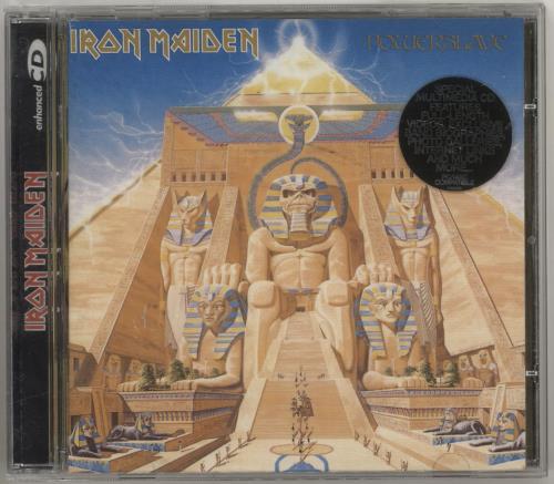 Iron Maiden Powerslave CD album (CDLP) UK IROCDPO713697