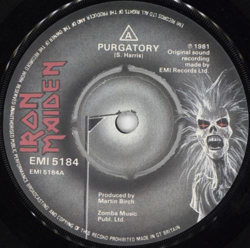 Iron Maiden Purgatory - P/S - EX 7" vinyl single (7 inch record / 45) UK IRO07PU228922