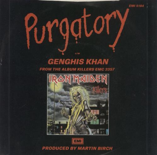 Iron Maiden Purgatory - P/S 7" vinyl single (7 inch record / 45) UK IRO07PU01452