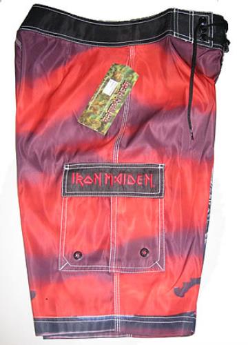 Iron Maiden Real Live Dead Board Shorts - 30" Waist clothing UK IROMCRE367920