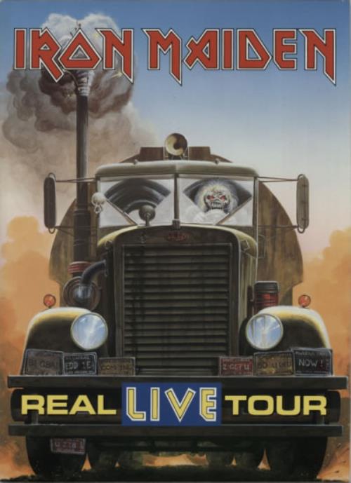 Iron Maiden Real Live Tour tour programme UK IROTRRE592695