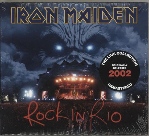 Iron Maiden Rock In Rio - Remastered 2 CD album set (Double CD) UK IRO2CRO747324