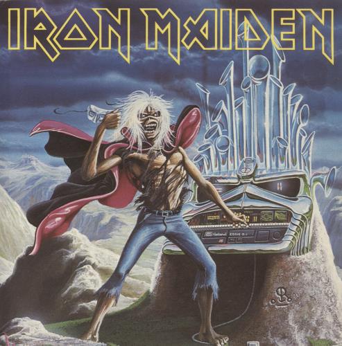 Iron Maiden Run To The Hills - P/S + Card 7" vinyl single (7 inch record / 45) UK IRO07RU01454