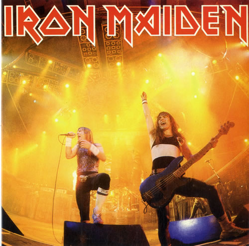 Iron Maiden Running Free 7" vinyl single (7 inch record / 45) UK IRO07RU615262