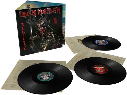 Iron Maiden Senjutsu - Black Vinyl - Sealed 3-LP vinyl record set (Triple LP Album) UK IRO3LSE774771