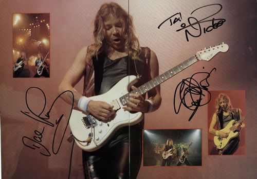 Iron Maiden Seventh Tour Of A Seventh Tour - Autographed tour programme UK IROTRSE583153