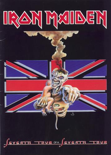 Iron Maiden Seventh Tour Of A Seventh Tour tour programme UK IROTRSE820391