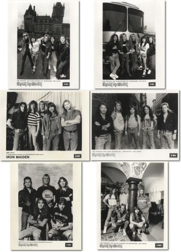 Iron Maiden Six Official Publicity Photographs photograph UK IROPHSI507064