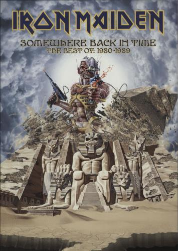Iron Maiden Somewhere Back In Time: The Best Of handbill Japanese IROHBSO678429