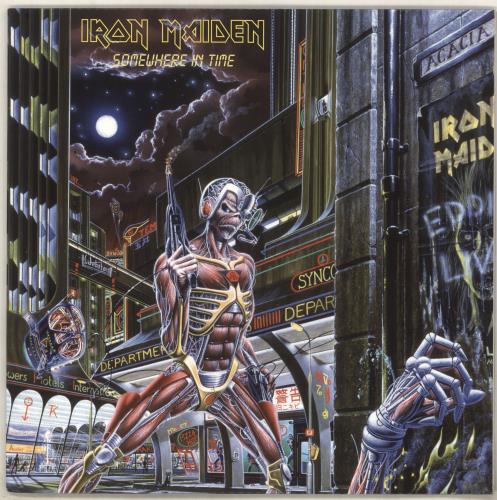 Iron Maiden Somewhere In Time - 180 Gram vinyl LP album (LP record) UK IROLPSO735272