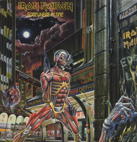 Iron Maiden Somewhere In Time vinyl LP album (LP record) Brazilian IROLPSO235109