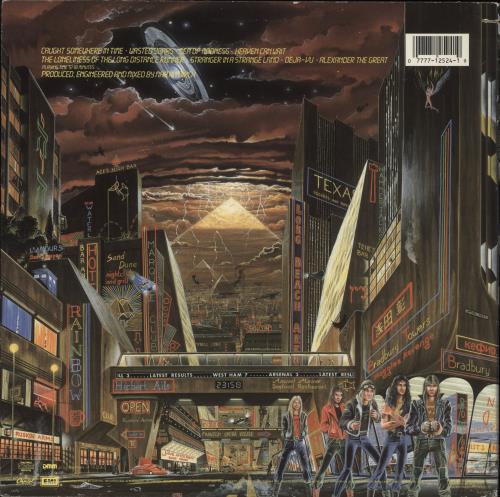 Iron Maiden Somewhere In Time vinyl LP album (LP record) US IROLPSO244382
