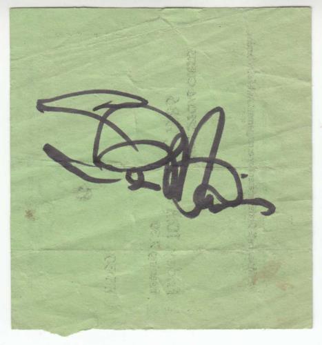 Iron Maiden Somewhere On Tour 86/87 - Autographed + Stub & insert tour programme UK IROTRSO701606