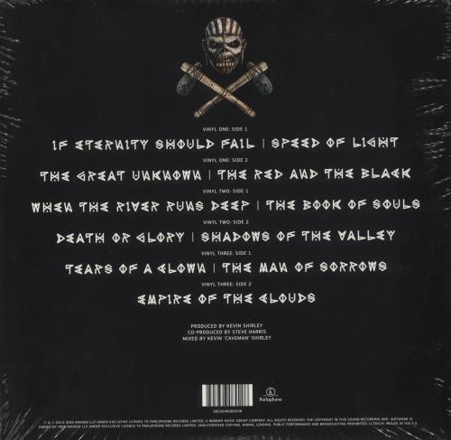 Iron Maiden The Book Of Souls - Sealed 3-LP vinyl record set (Triple LP Album) UK IRO3LTH638702