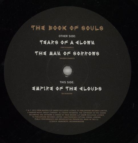 Iron Maiden The Book Of Souls 3-LP vinyl record set (Triple LP Album) UK IRO3LTH866242