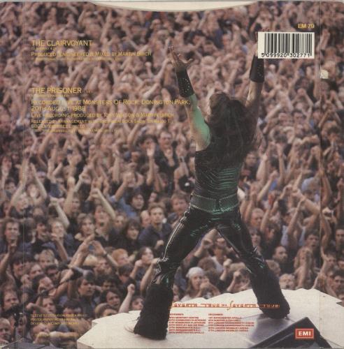 Iron Maiden The Clairvoyant - Card p/s 7" vinyl single (7 inch record / 45) UK IRO07TH150585